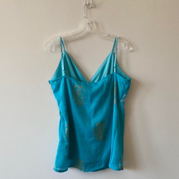 Cherry Krave Turquoise Embellished Cami - Picture 3 of 6